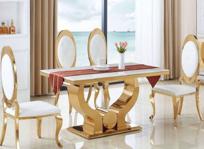 Dining table Dining room Set Dining set Classic r Table 5tlg Set Chair new
